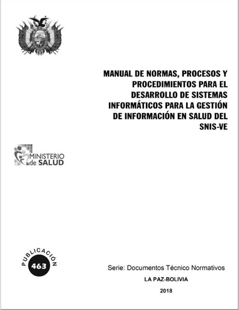 Manual de Normas Procesos Procedimientos para Desa