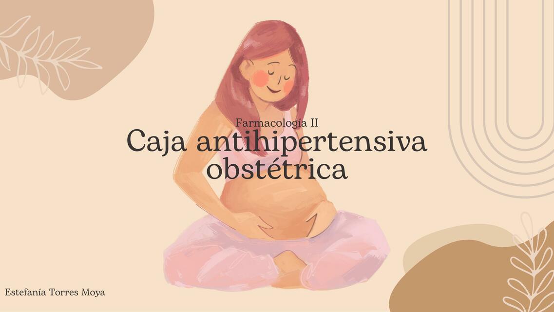 Caja antihipertensiva obstétrica