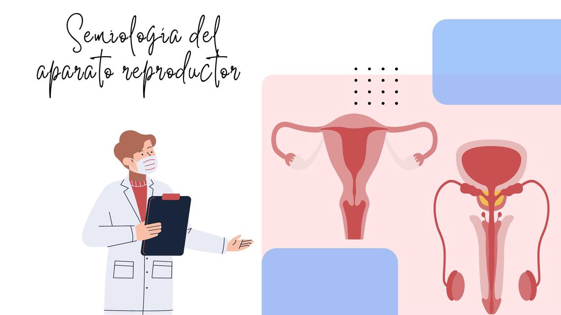 SEMIOLOGÍA DEL APARATO REPRODUCTOR MASCULINO Y FEMENINO