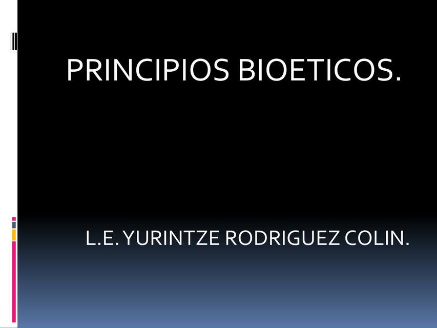 principios bioeticos expo