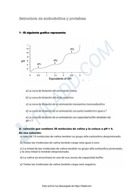 Cuestionario bioquimica 