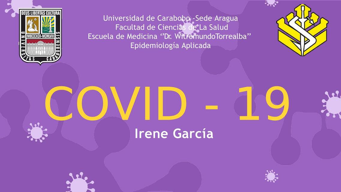 Covid Epidemiología