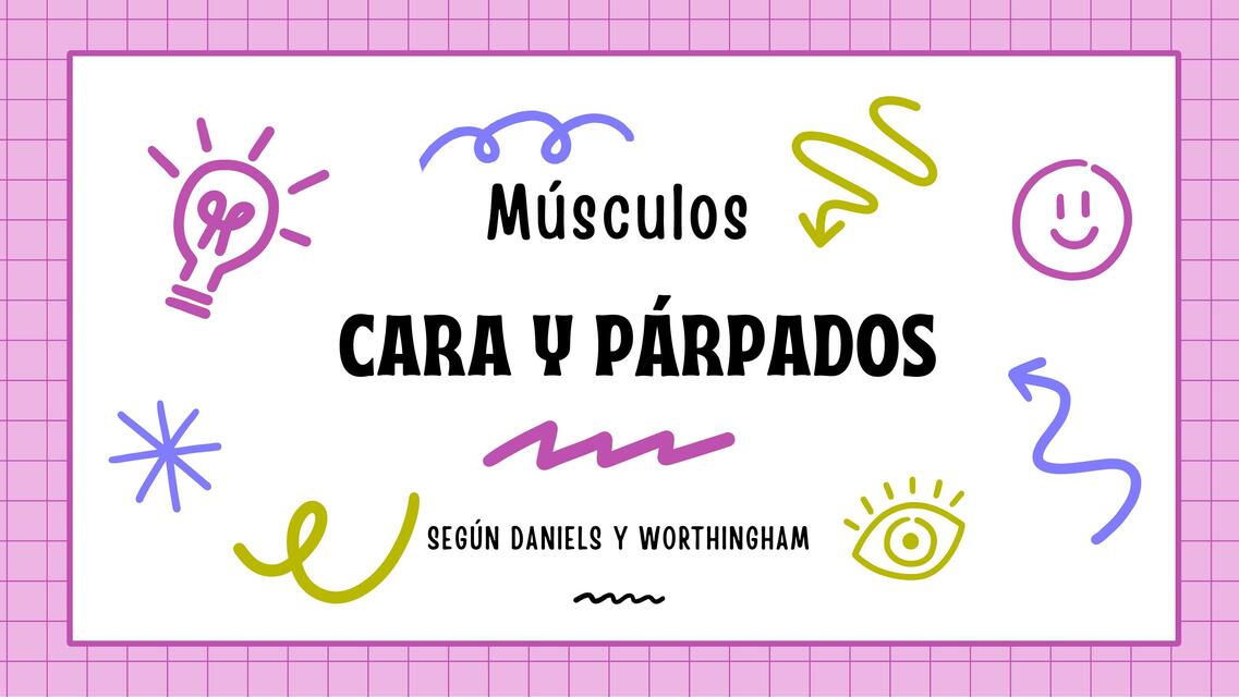 Evaluación de cara y párpados, según escala de Daniels