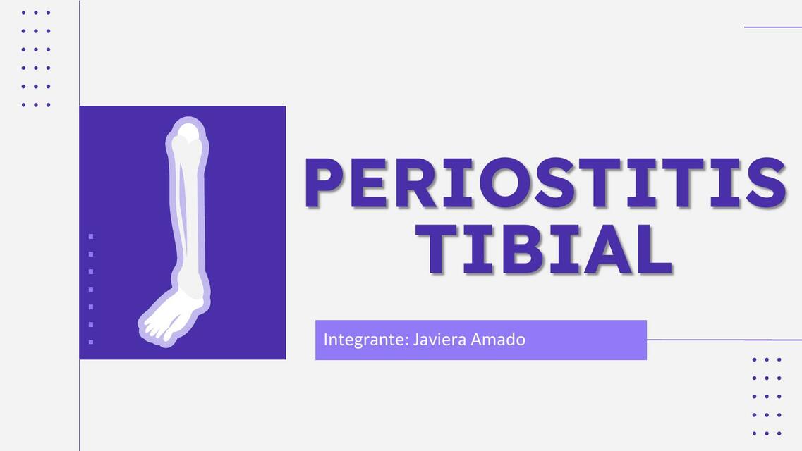 Periostitis tibial