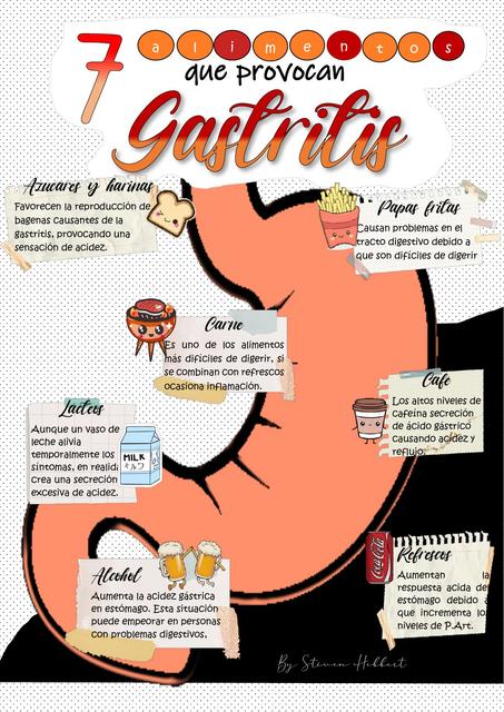 7 Alimentos que pueden provocar Gastritis