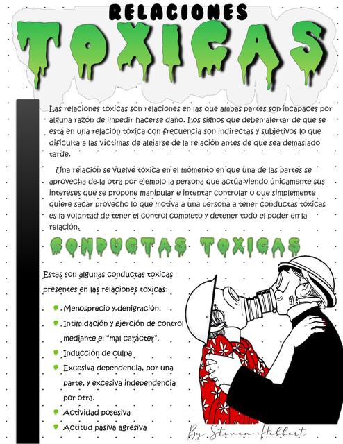 Relaciones Toxicas Resumen ilustrado