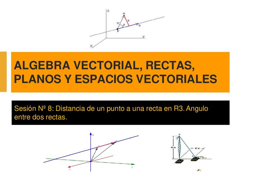 Distancia de un punto a Recta en R3 - MATBA S8 | Study Ingeniería | uDocz