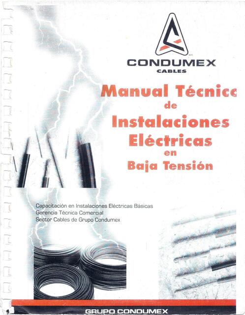 Manual Técnico De Instalaciones Eléctricas En Baja Tensión