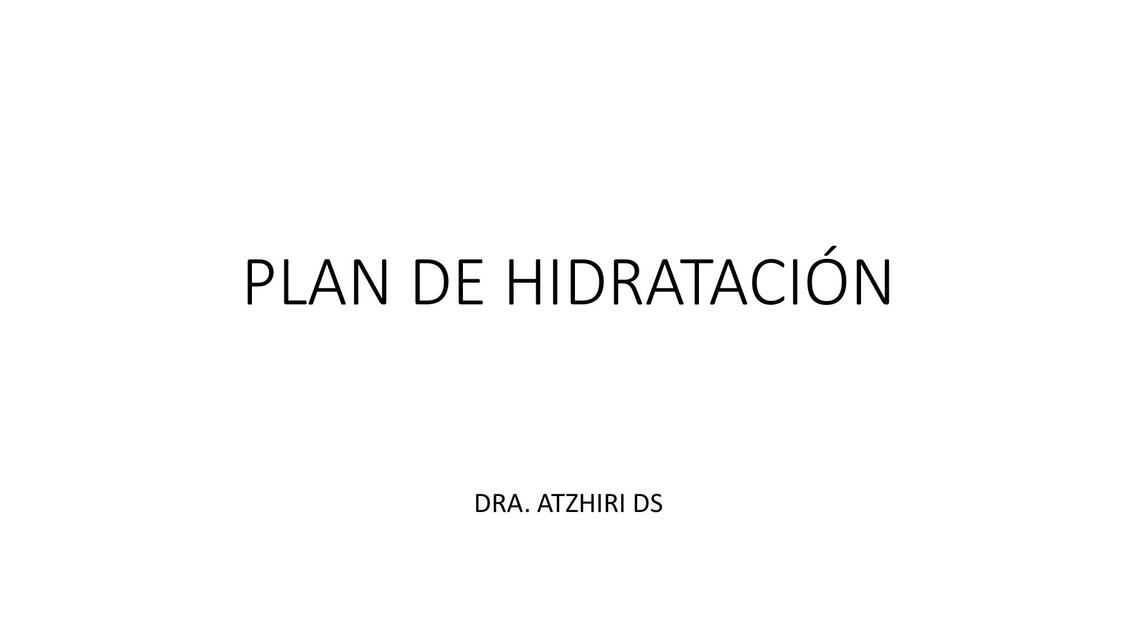 PLAN DE HIDRATACION ADS