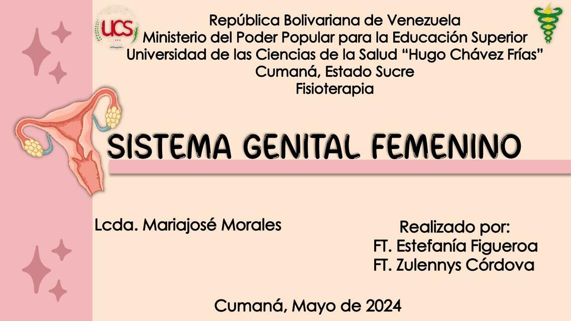 DIAPO SISTEMA GENITAL FEMENINO