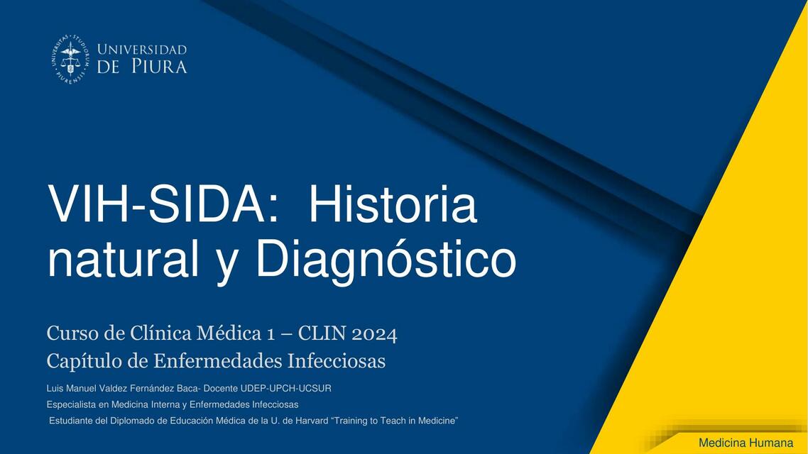 11 VIH SIDA Historia natural y diagnóstico