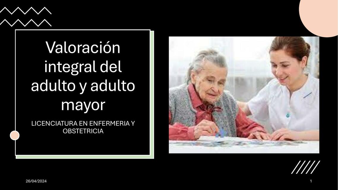 Valoración integral del adulto y adulto mayor | Luis Arcia | uDocz