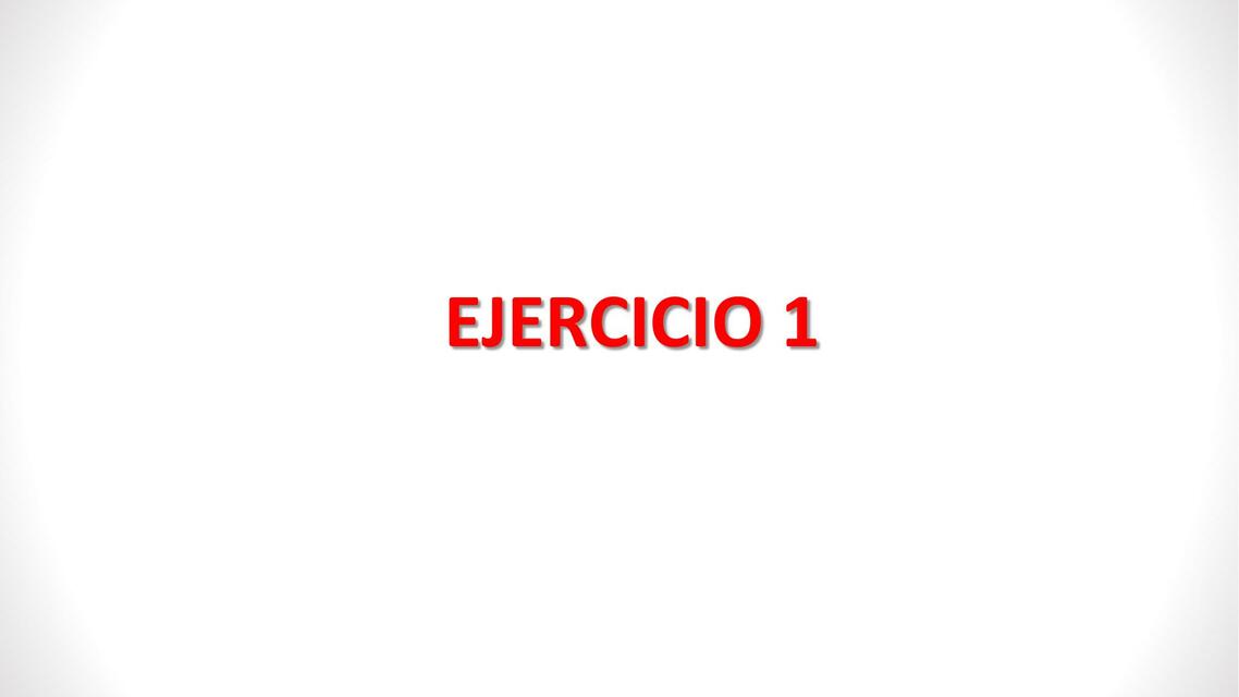 Ejercicio 1