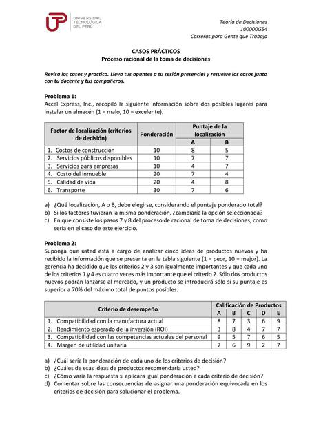 U1 S2 casos presencial