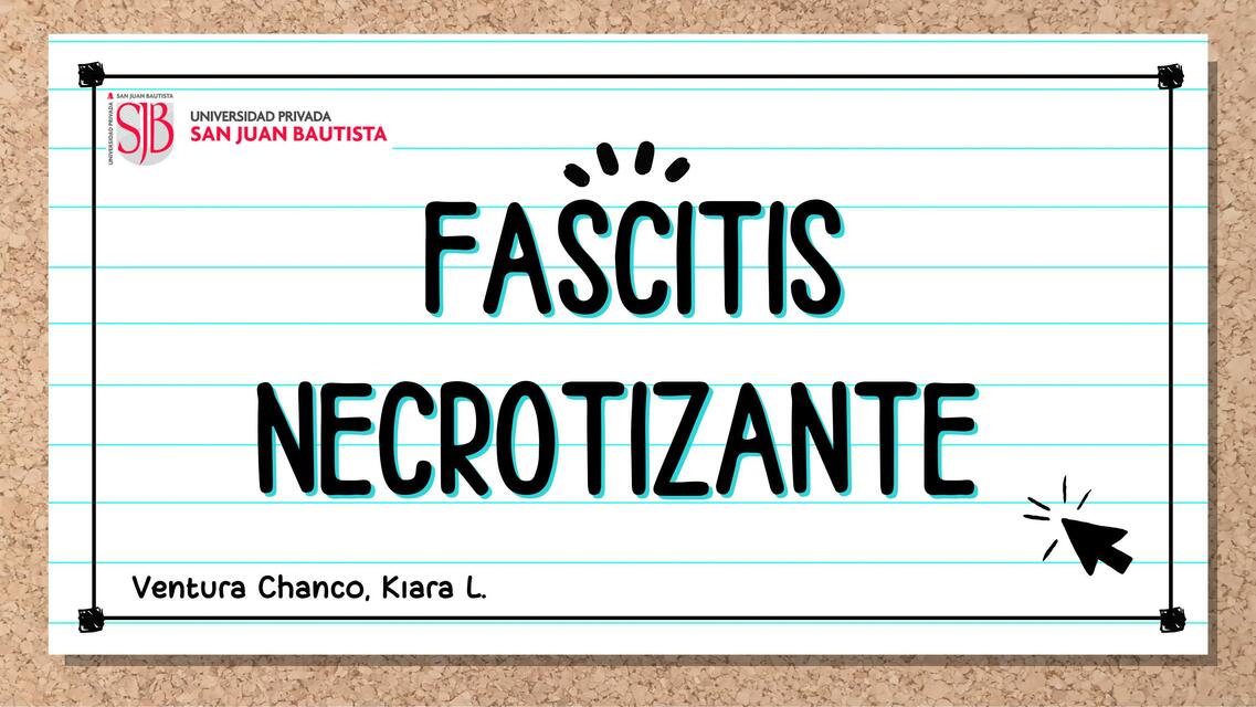 Fascitis necrotizante