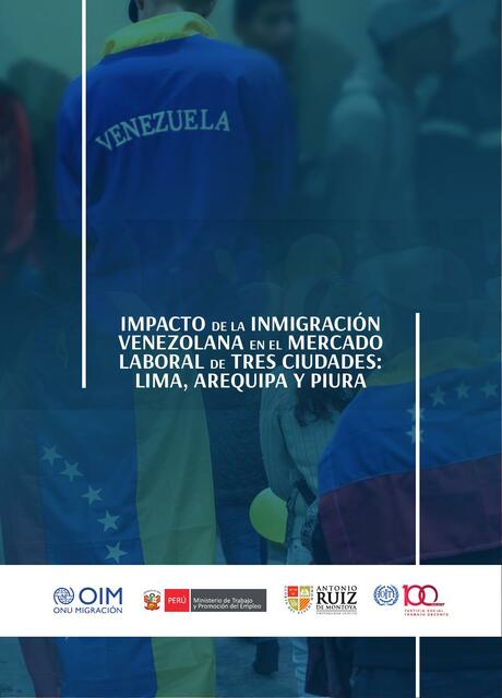 Resúmenes sobre inmigración venezolana en Perú