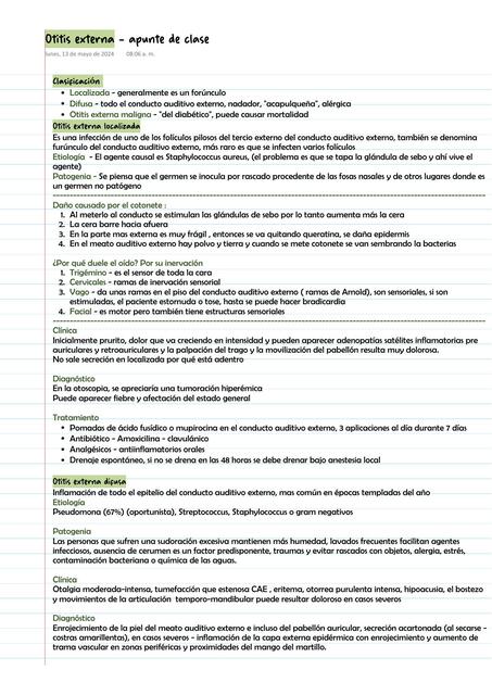 1 Otitis externa