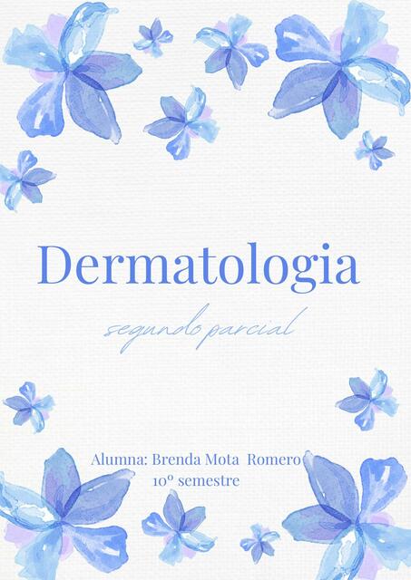 DERMATOLOGIA 2 PARCIAL