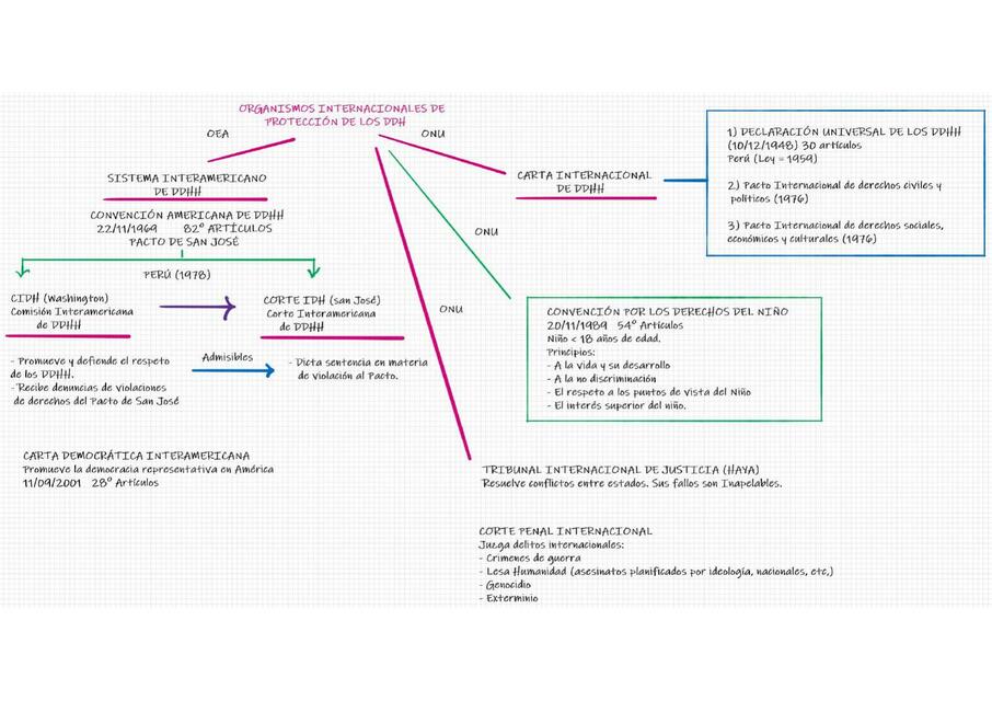 organismos de protección de DDHH