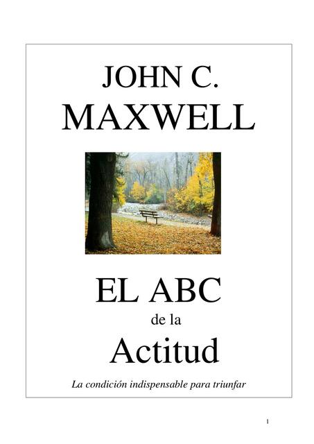 El Abc De La Actitud