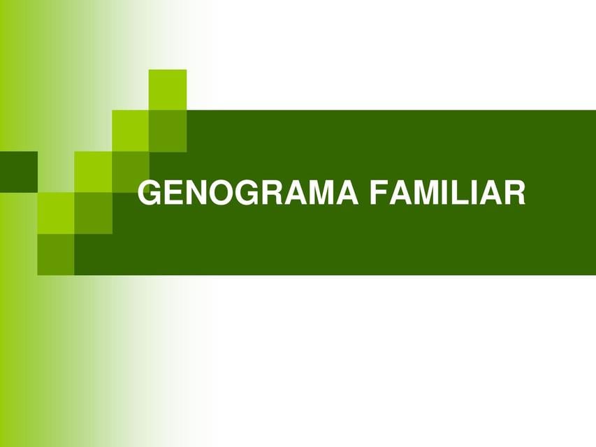 Genograma familiar psicosalud udocz