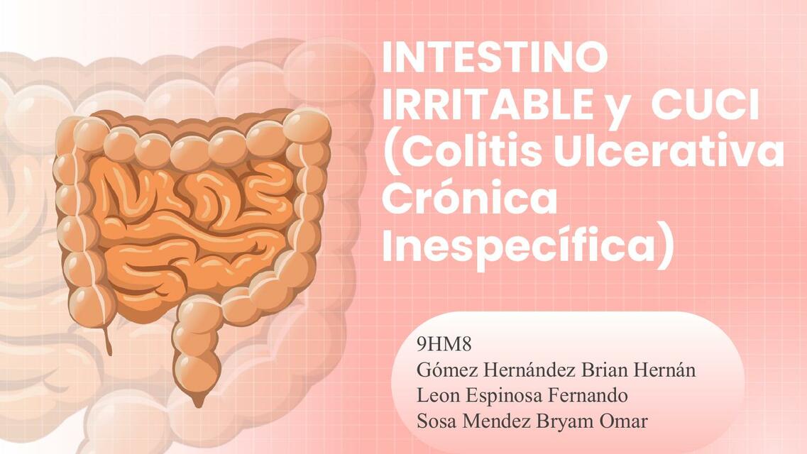 INTESTINO IRRITABLE CUCI