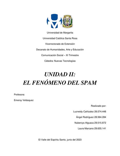 El fenómeno del spam