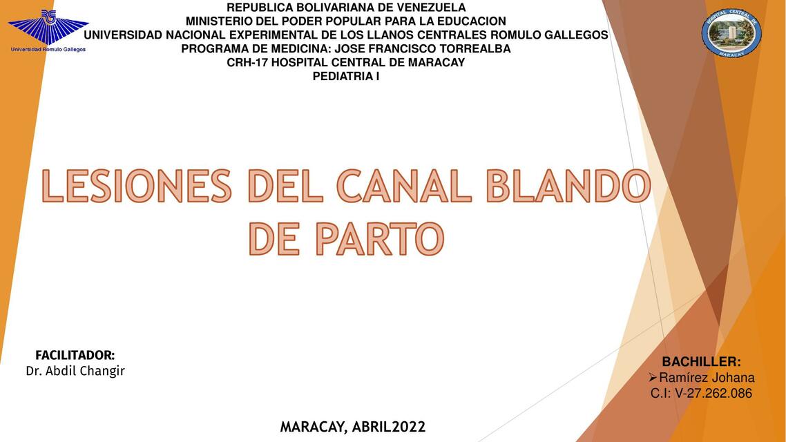 Lesiones del Canal Blando