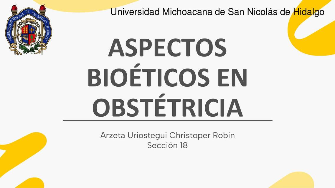 bioetica obstetricia