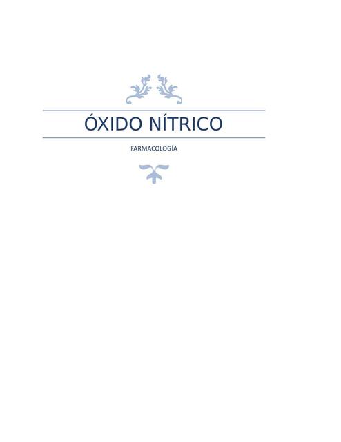 Oxido nitrico