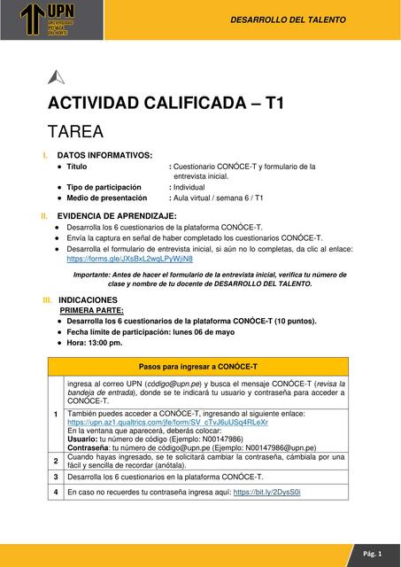 Actividad calificada 