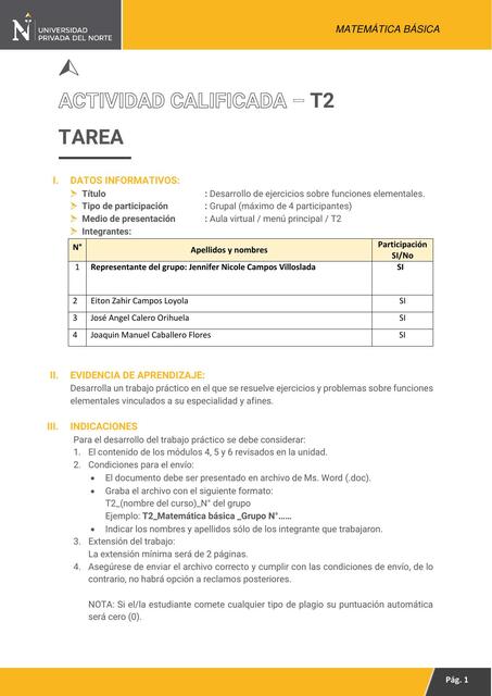 T2 Matemática básica Grupo N03