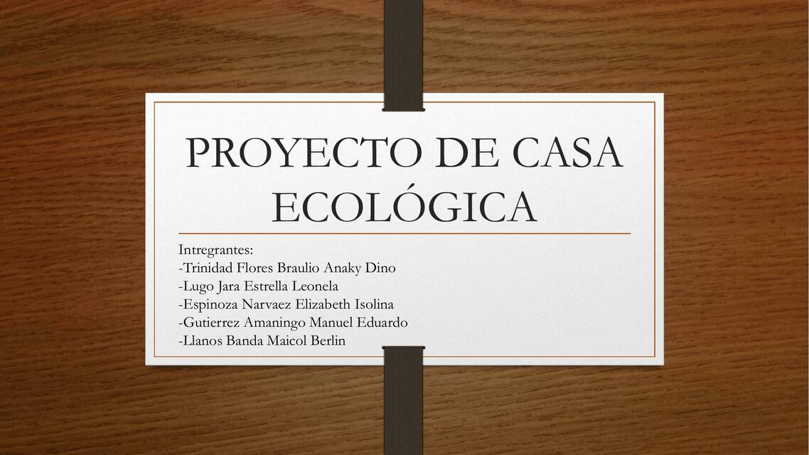 PROYECTO DE CASA ECOLÓGICA 3 3