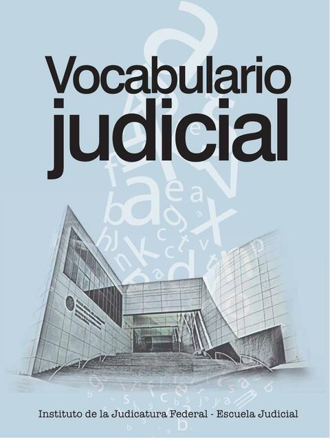 Vocabulario Judicial MEX