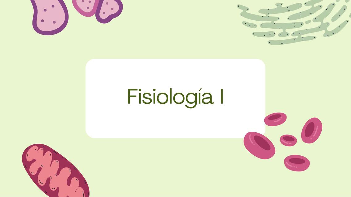 Fisiología 1