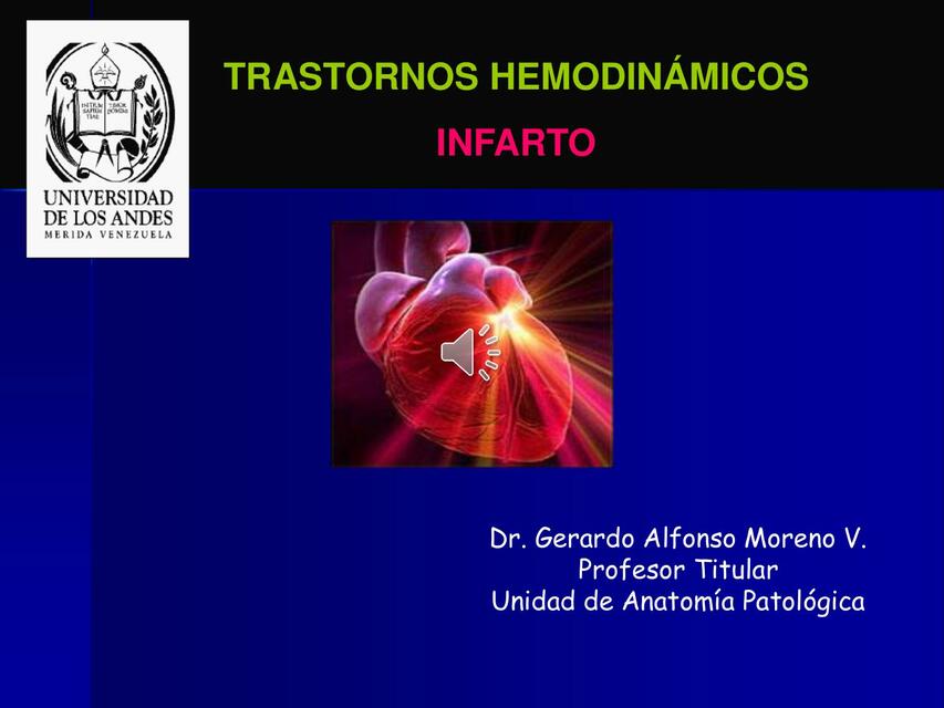 Clase 4 TRASTORNOS HEMODINAMICOS INFARTO LISTA