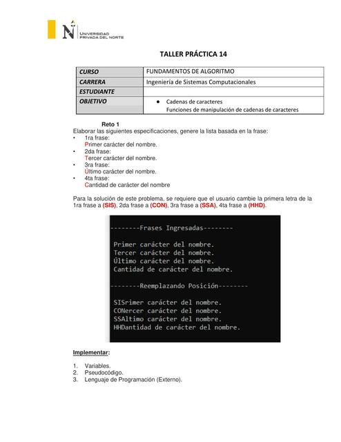 Fundamentos de algoritmo | Jesús Alberto | uDocz