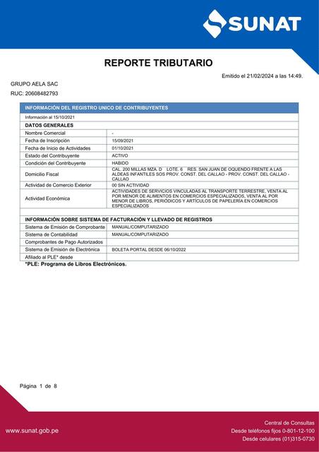 Reporte Tributario para Entidades Financieras