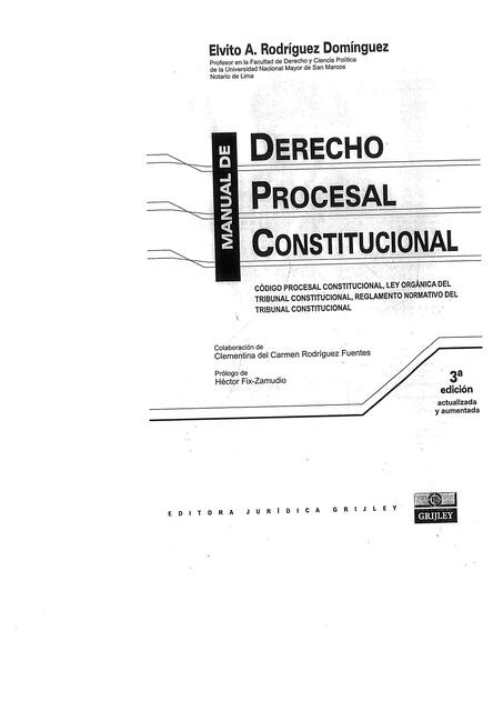 Derecho procesal constitucional