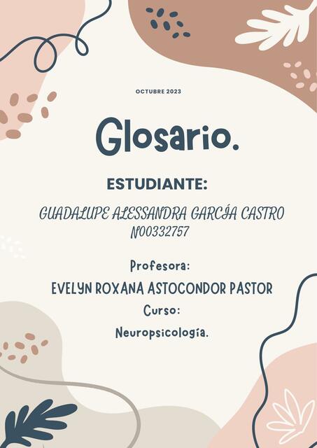 Glosario