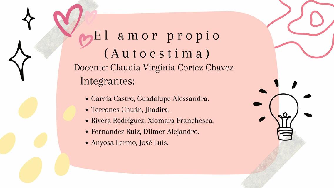 El amor propio