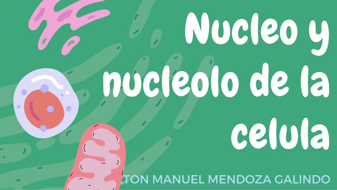 Presentación Biología Células Infantil Orgánico Ve