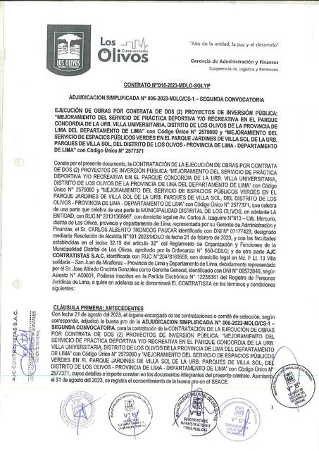 CONTRATO N 016 MDLO SGLYP AS6