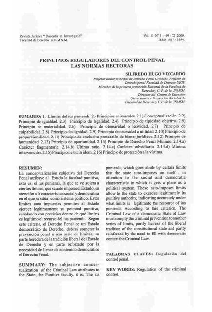 LECTURA 02 PRINCIPIOS REGULADORES DEL CONTROL PENA