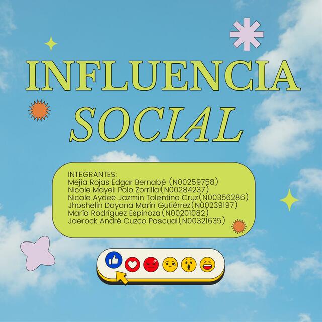 INFLUENCIA SOCIAL