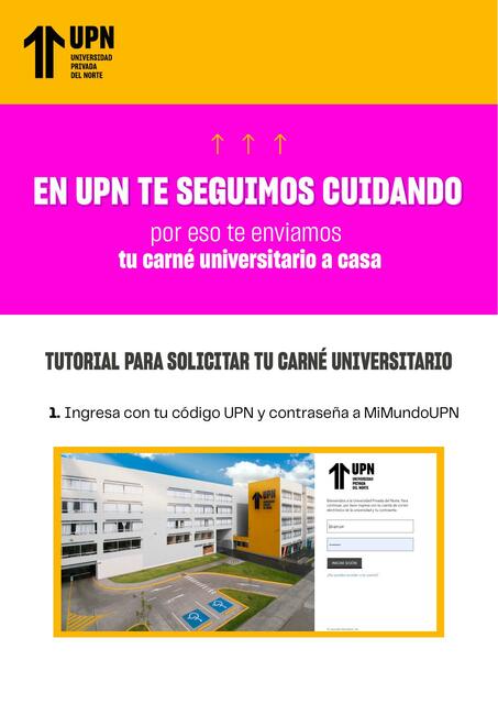 upn tutorial carne universitario 2da convocatoria