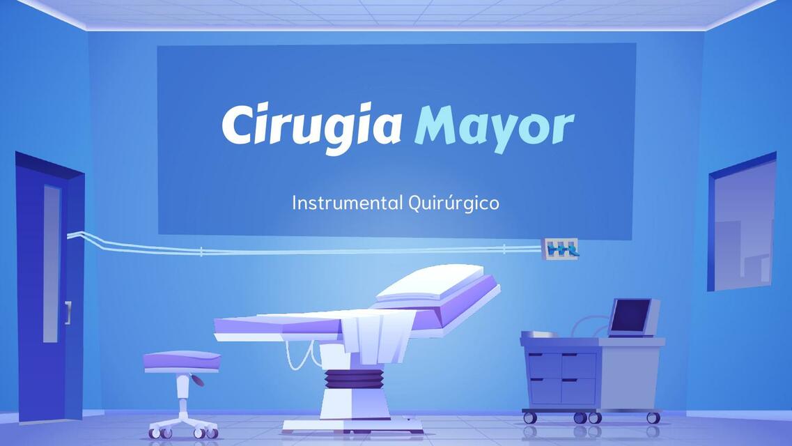 Cirugia Mayor