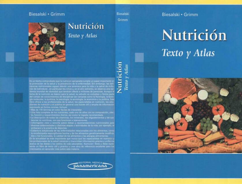 Nutricion Texto y Atlás Biesalski