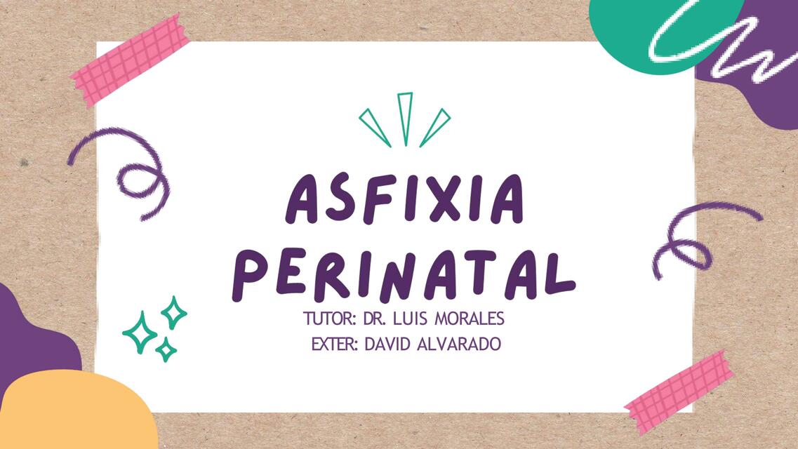 Asfixia Perinatal