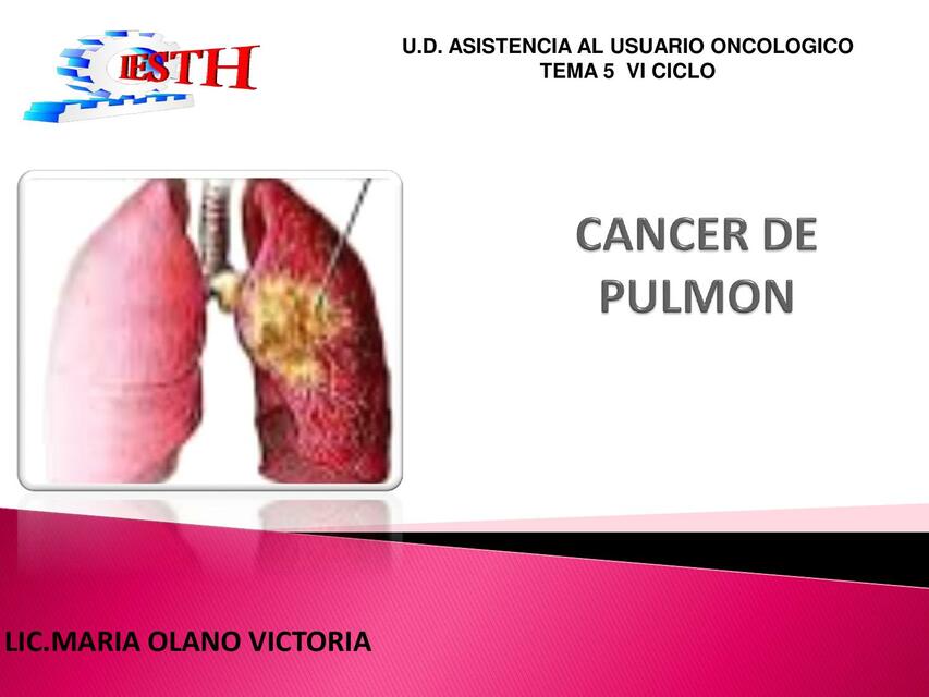 CANCER DE PULMON